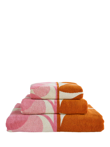 Orla Kiely Stem Bloom Towels - view 2, Blush