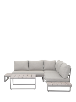 KETTLER Marina 5-Seater Corner Garden Lounge Set, Grey, 