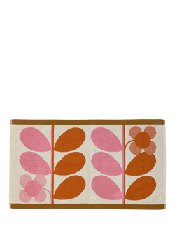 Orla Kiely Stem Bloom Bath Mat, Blush, Blush
