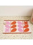 Orla Kiely Stem Bloom Bath Mat, Blush