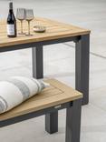 KETTLER Elba Signature 3-Seater Garden Dining Bench, Grey