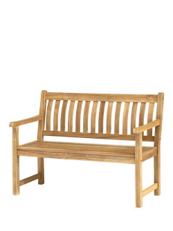 KETTLER Hampton 2-Seater Eucalyptus Wood Garden Bench, Brown