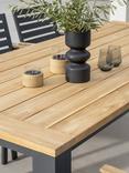 KETTLER Elba Signature Rectangular Garden Dining Table, 220cm, Grey