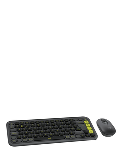 Logitech POP Icon Combo Keyboard & Mouse, Graphite, Graphite