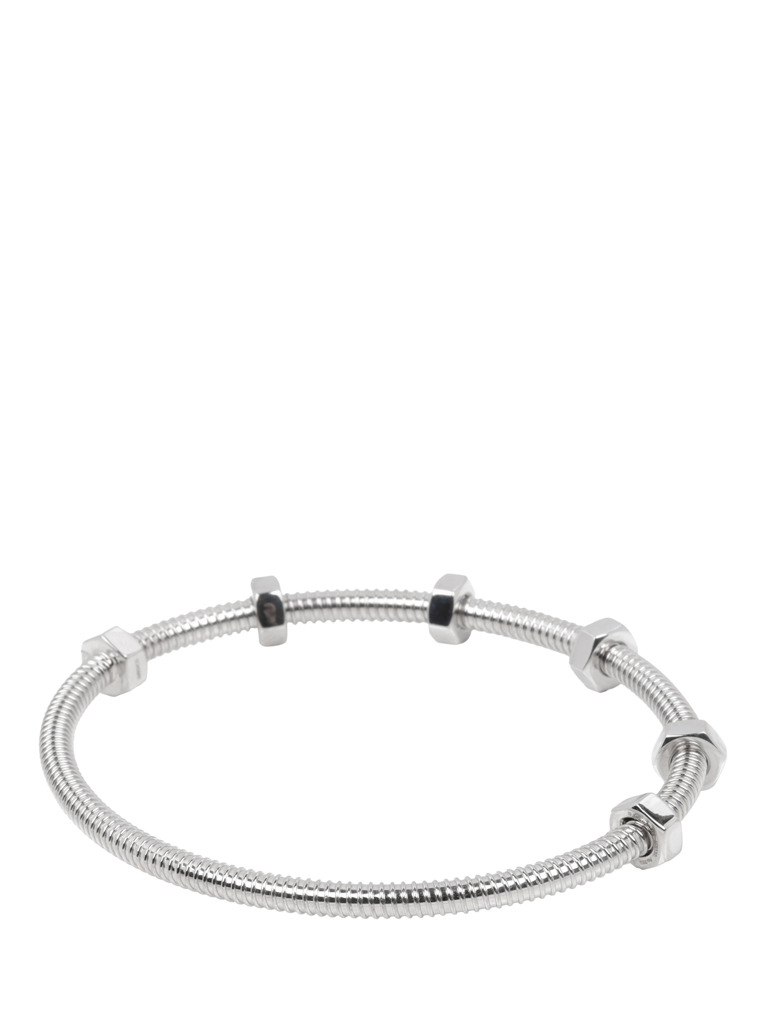 Product image 3 of 5, which shows Pre-loved Cartier 18ct White Gold Ecrou de Cartier Bracelet