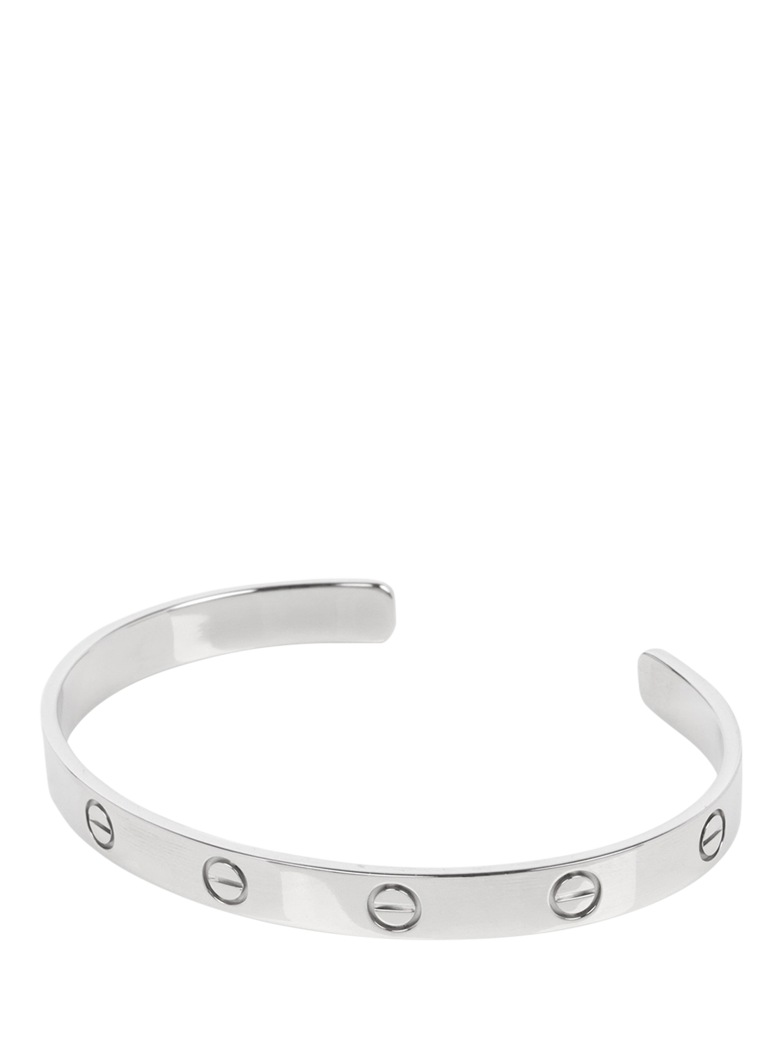 Pre-loved Cartier 18ct White Gold Love Cuff Bangle