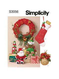 Simplicity Festive Decorations Sewing Pattern, S3056