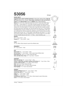 Simplicity Festive Decorations Sewing Pattern, S3056 - view 2, Multi Multi