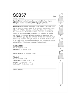 Simplicity Kitchen Accessories Sewing Pattern, S3057 - view 2, Multi Multi