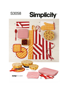 Simplicity Kitchen Essentials Sewing Pattern, S3058