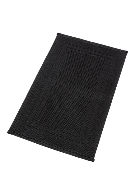 Christy Luxe Fina Bath Mat, Black