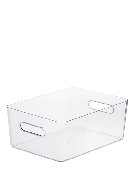 SmartStore Compact Large Storage Container, 15.4L, Clear, Transparent