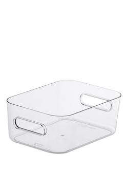 SmartStore Compact Small Storage Container, 1.5L, Clear, Transparent
