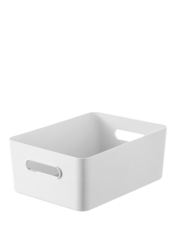 SmartStore Compact Large Storage Container, 15.4L, White, White