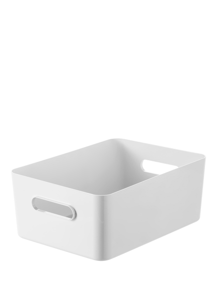 SmartStore Compact Large Storage Container, 15.4L, White, White