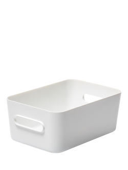 SmartStore Compact Medium Storage Container, 5.3L, White, White