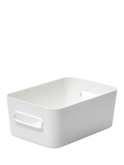SmartStore Compact Medium Storage Container, 5.3L, White, White