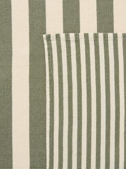 John Lewis Professional Striped Waffle Cotton Tea Towels, Set of 2 - view 2, Avocado