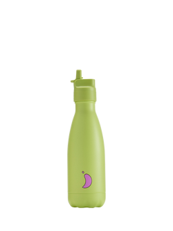 Chilly's Kids' Leak-Proof Insulated Drinks Bottle, 350ml, Lime, Lime