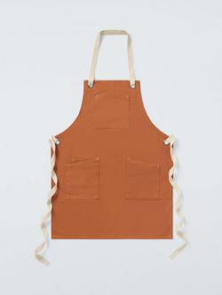 John Lewis Professional Cotton Apron, Auburn