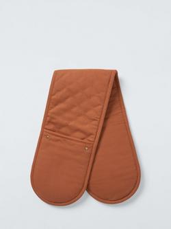 John Lewis Professional Double Oven Glove, Auburn