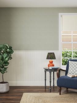 John Lewis Herringbone Wallpaper, Myrtle Green