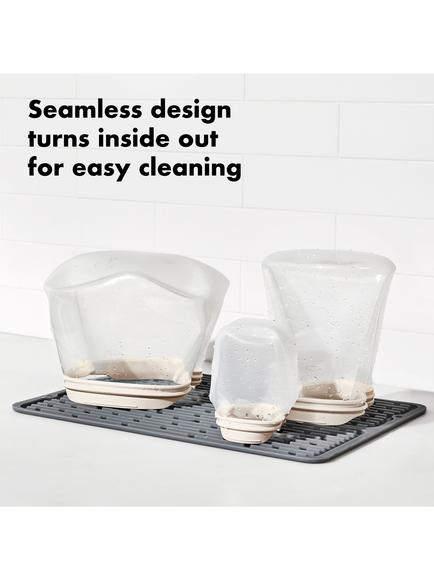 OXO Good Grips Reusable Silicone Storage Bag, 1.8L, Clear - view 2, Clear