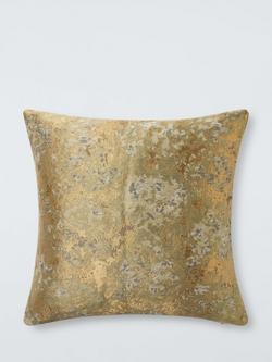 Harlequin Aconite Cushion, Gold