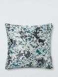 Harlequin Aconite Cushion, Ink