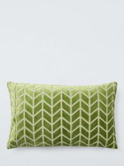 Harlequin Perplex Velvet Cushion, Kelly, Kelly