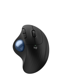 Logitech ERGO M575S Wireless Trackball Bluetooth Mouse, Graphite, Graphite