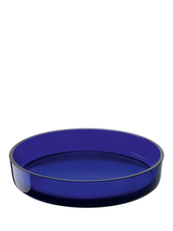 LSA International Collective Porcelain Low Serve Bowl, 35cm, Blue Cobalt - view 2, Blue Cobalt