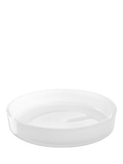 LSA International Collective Porcelain Low Serve Bowl, 35cm, White - view 2, White White