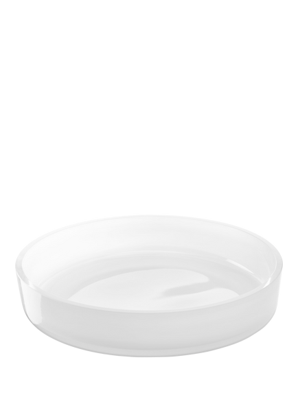 LSA International Collective Porcelain Low Serve Bowl, 35cm, White - view 2, White White