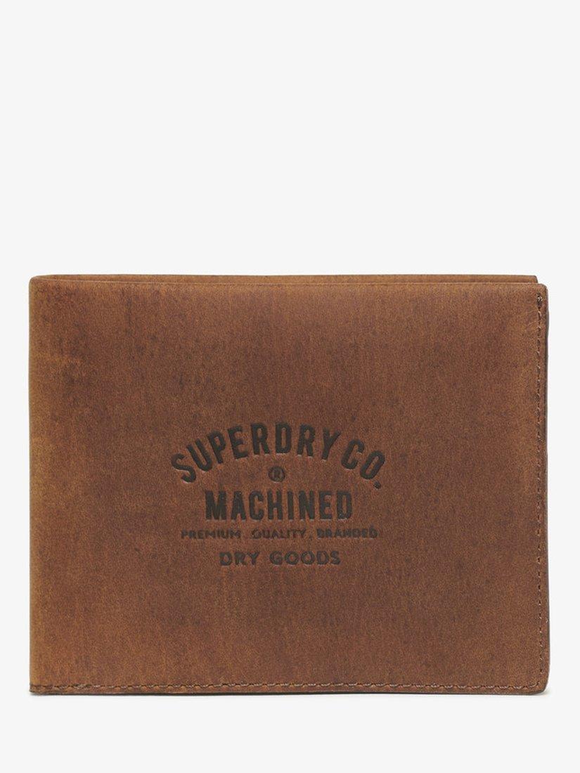 Superdry Leather Goods Wallet, Brown