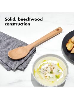 OXO Good Grips Large Beech Wood Spoon - view 2, Brown
