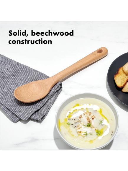 OXO Good Grips Large Beech Wood Spoon - view 2, Brown