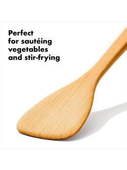 OXO Good Grips Beech Wood Saute Spatula - view 2, Brown