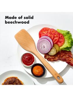 OXO Good Grips Beech Wood Spatula - view 2, Brown