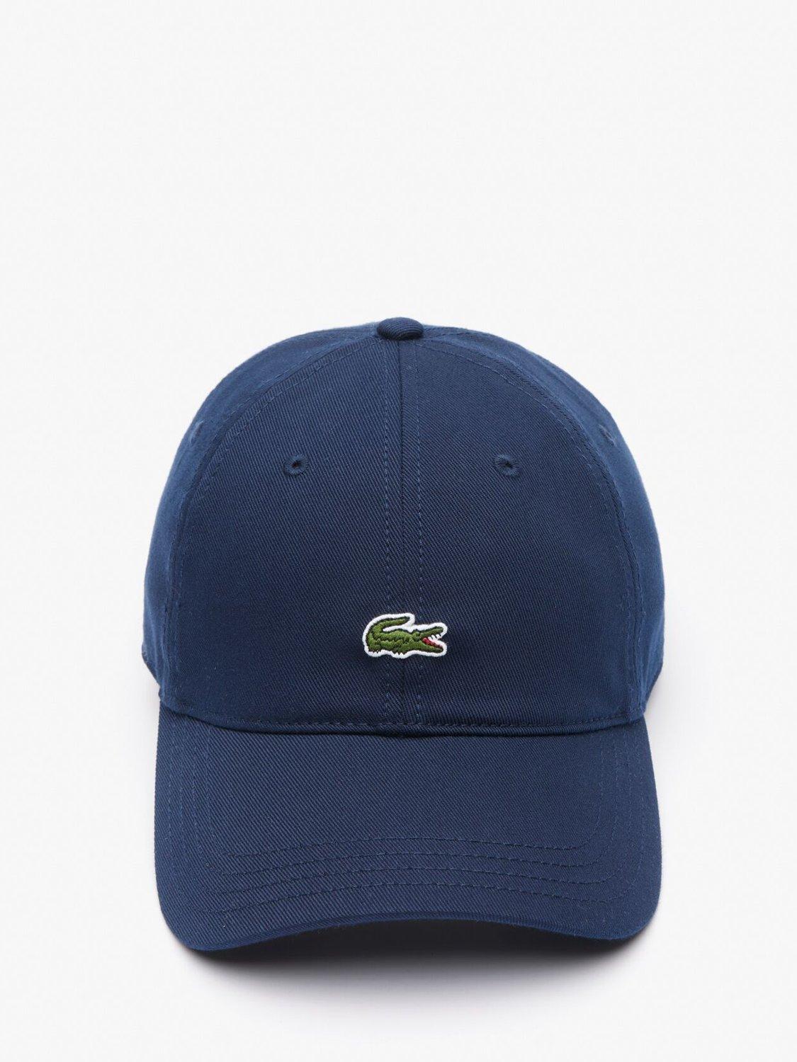 Product image 1 of 7, which shows Lacoste Logo Baseball Cap, Blue Navy
