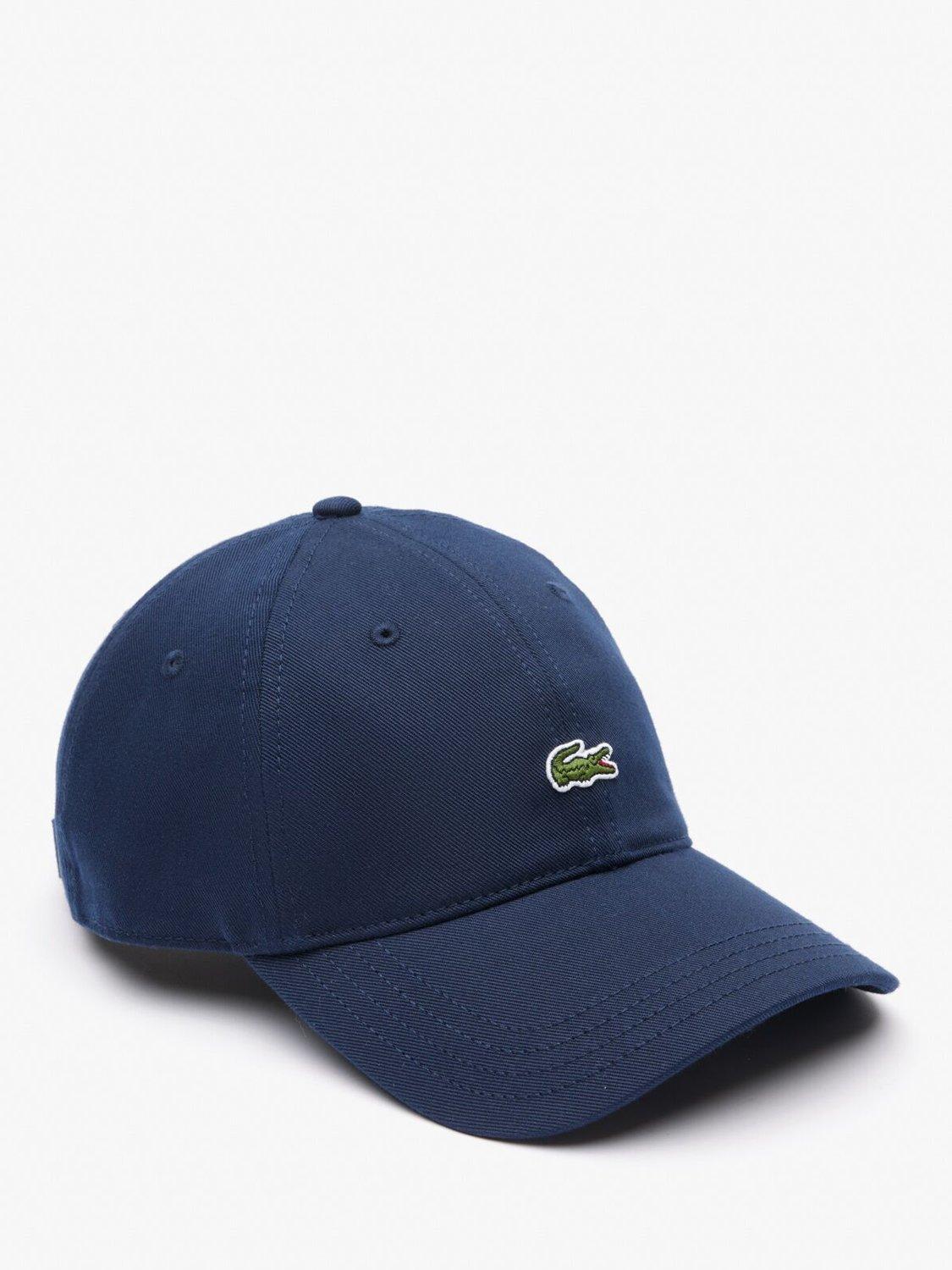 Product image 2 of 7, which shows Lacoste Logo Baseball Cap, Blue Navy