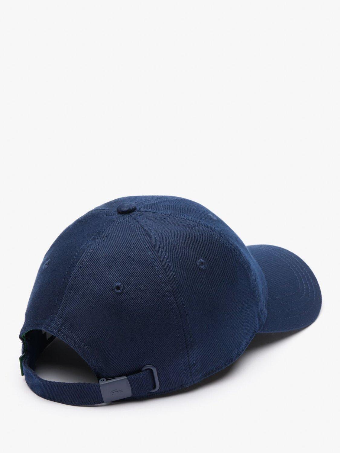 Product image 3 of 7, which shows Lacoste Logo Baseball Cap, Blue Navy
