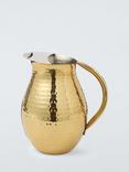 John Lewis Hammered Stainless Steel Jug, 2.5L, Gold