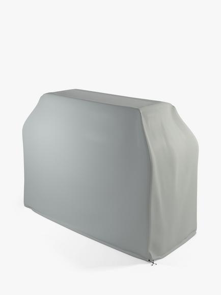 John Lewis Dual Hood BBQ Protective Cover, Grey