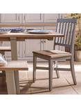 Cotswold Company Chester Wood Seat Dining Chairs, Set of 2, Dove Grey