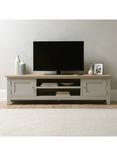 Cotswold Company Chester Extra Large TV Stand, Up To 80", Dove Grey