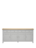 Cotswold Company Chester Extra Large Sideboard, Dove Grey