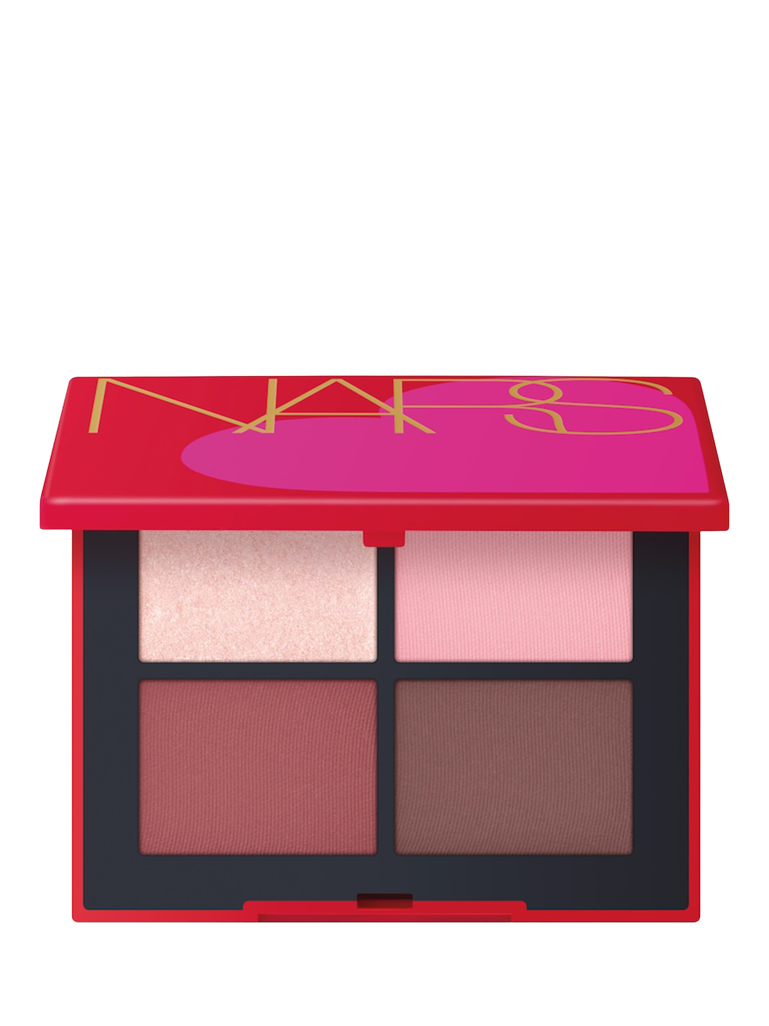 Product image 1 of 5, which shows NARS Limited Edition Eyeshadow Quad, Sweet Kiss