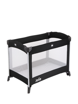 Joie Baby Kubbie Travel Cot, Coal, Coal