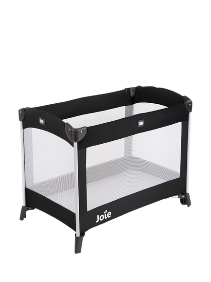 Joie Baby Kubbie Travel Cot, Coal, Coal